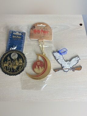 Harry Potter Christmas Lot of 5 Ornaments